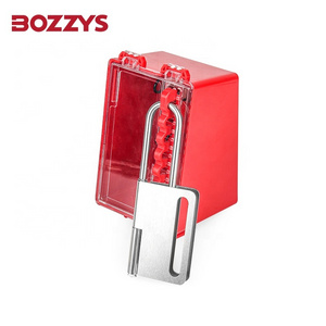 BOZZYS  Steel and Rust Proof Galvanized  Steel Hasp Lockout to Be Used To Secure A Single Locking Device.