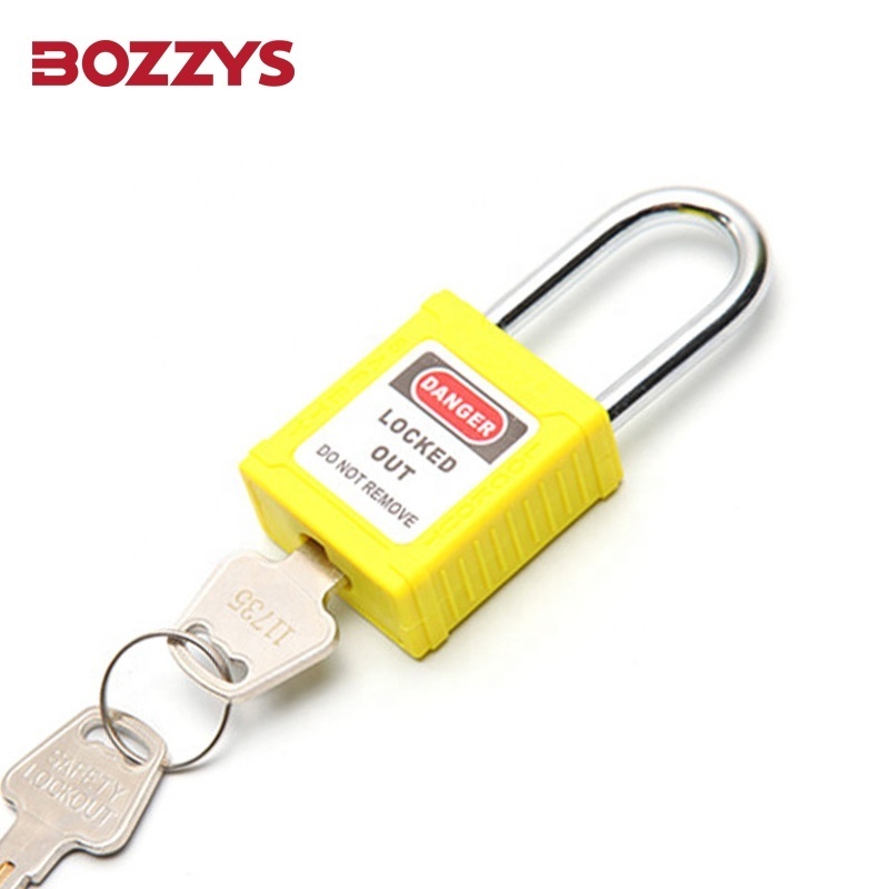 BOZZYS Zenex Composite Master Lock Safety Lockout Padlocks with 6*38MM Hardened Steel Shackle