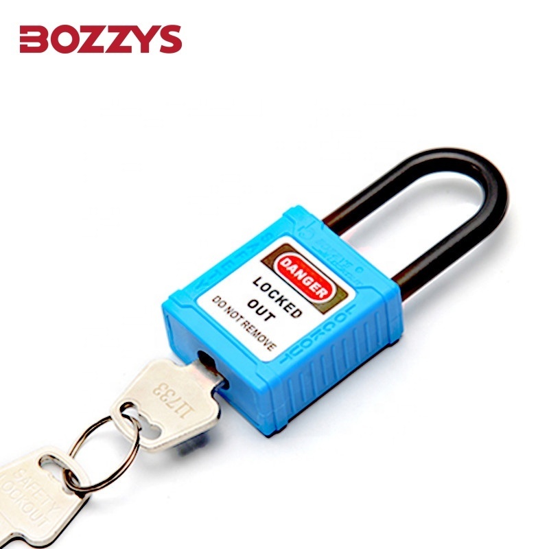 BOZZYS Zenex Composite Master Lock Safety Lockout Padlocks with 6.2*38MM Nylon Shackle