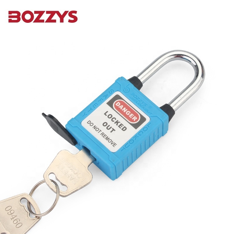 Blue Dust-proof Safety Padlocks for Industrial Lockout-tagout Use on Conductive Areas