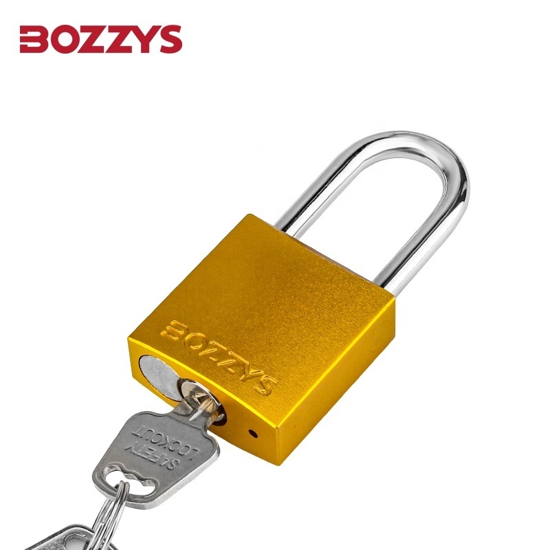 BOZZYS Padlock with Keyed Alike Aluminum Safety Padlocks Suitable for Industrial Lockout-tagout Use on Conductive Areas