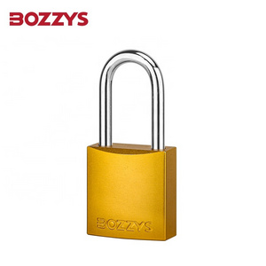 BOZZYS Padlock with Keyed Alike Aluminum Safety Padlocks Suitable for Industrial Lockout-tagout Use on Conductive Areas