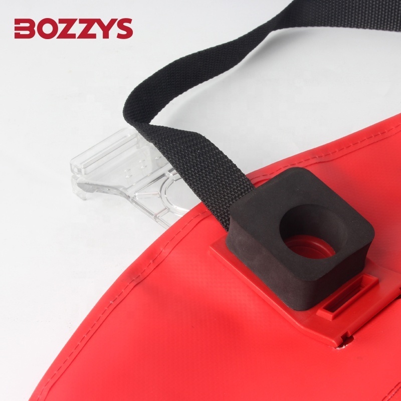 BOZZYS 324mmx292mm Flange Ball Valve Lockout Bag for to Store the Matching Locks