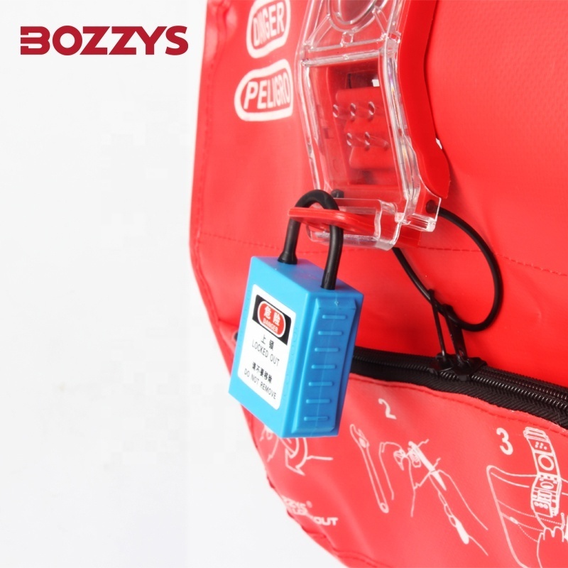 BOZZYS 324mmx292mm Flange Ball Valve Lockout Bag for to Store the Matching Locks