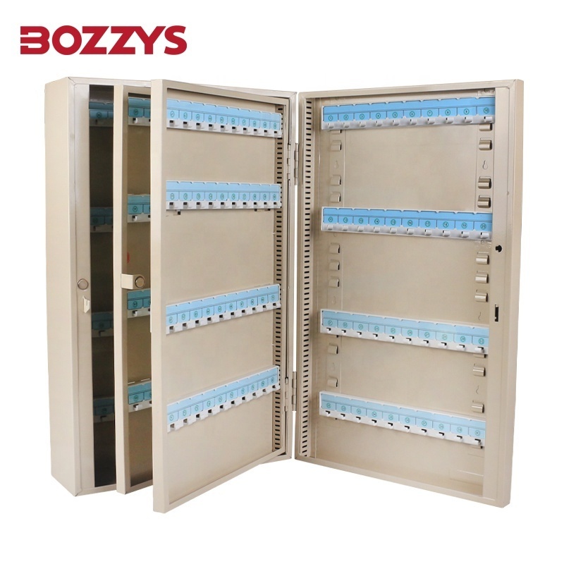 BOZZYS Universal Steel Security Locker Master Storage Management Lock Key Cabinet Box With key