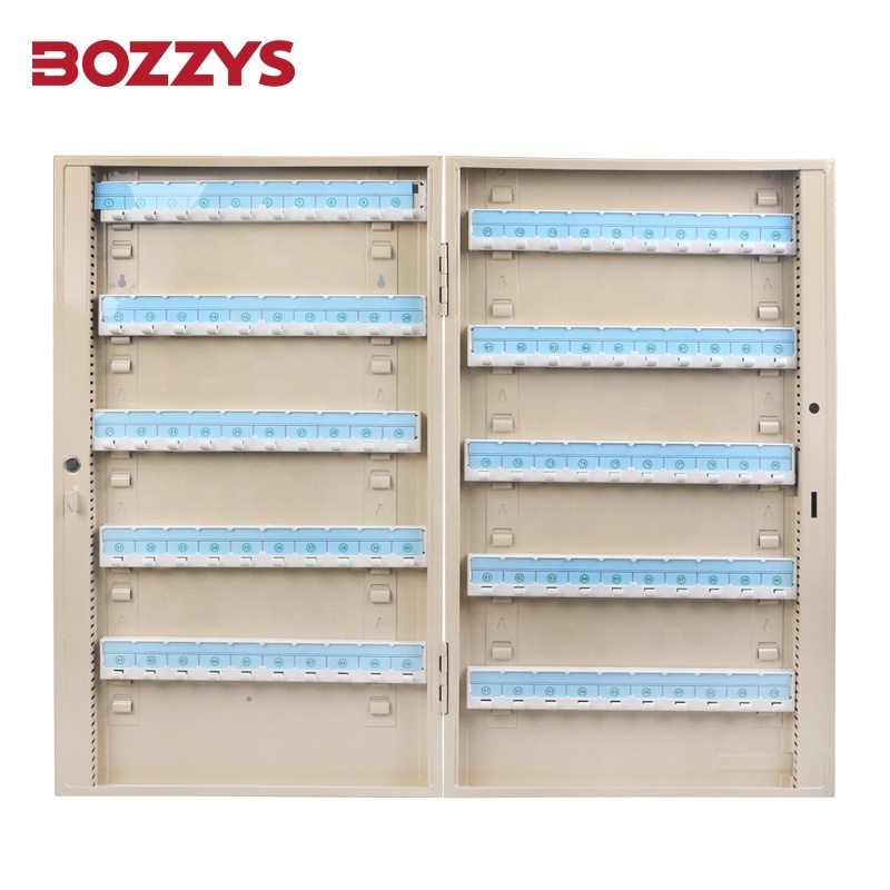 BOZZYS Universal Steel Security Locker Master Storage Management Lock Key Cabinet Box With key