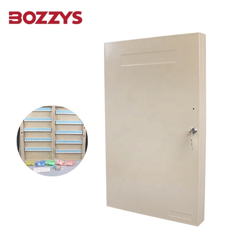 BOZZYS Universal Steel Security Locker Master Storage Management Lock Key Cabinet Box With key