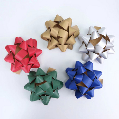 BPB Wholesale Organza Star Bow Set For Gift Packaging Decorative Ribbon Bow For Crafts Christmas Gift Bows Set For Packing