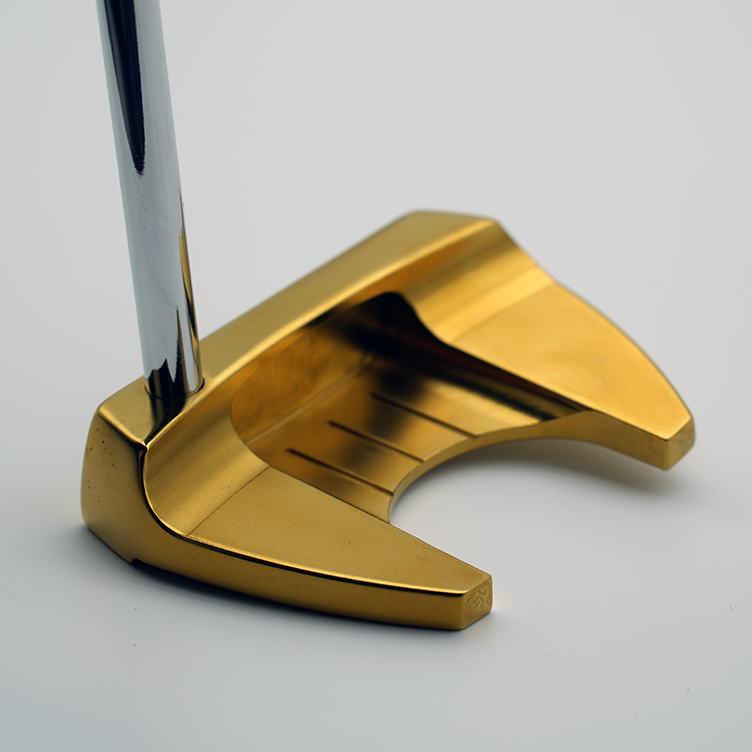 Sales of gold high quality CNC right hand custom Logo golf clubs unisex putter