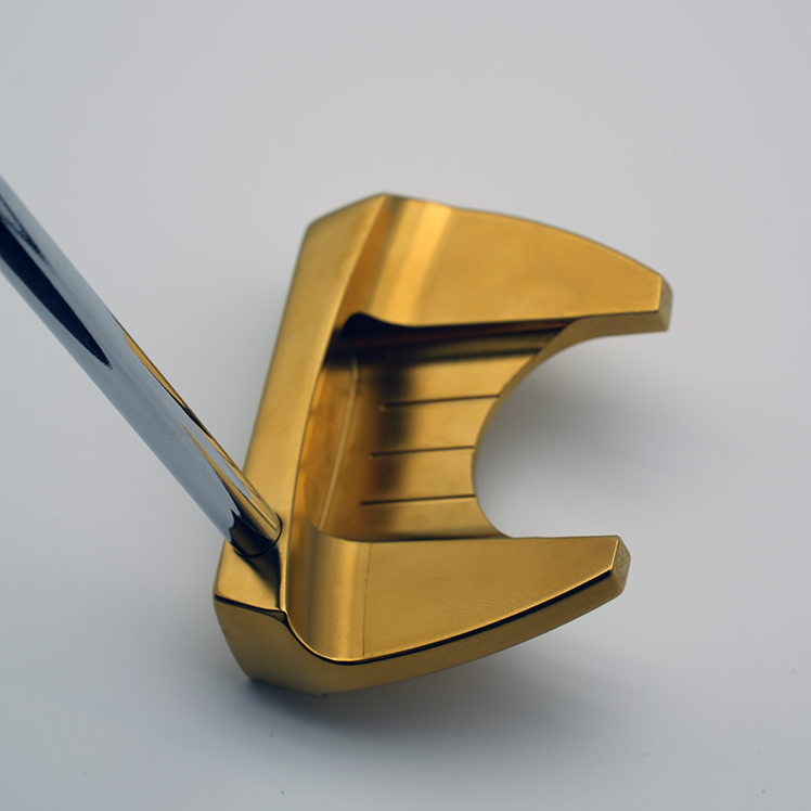 Sales of gold high quality CNC right hand custom Logo golf clubs unisex putter