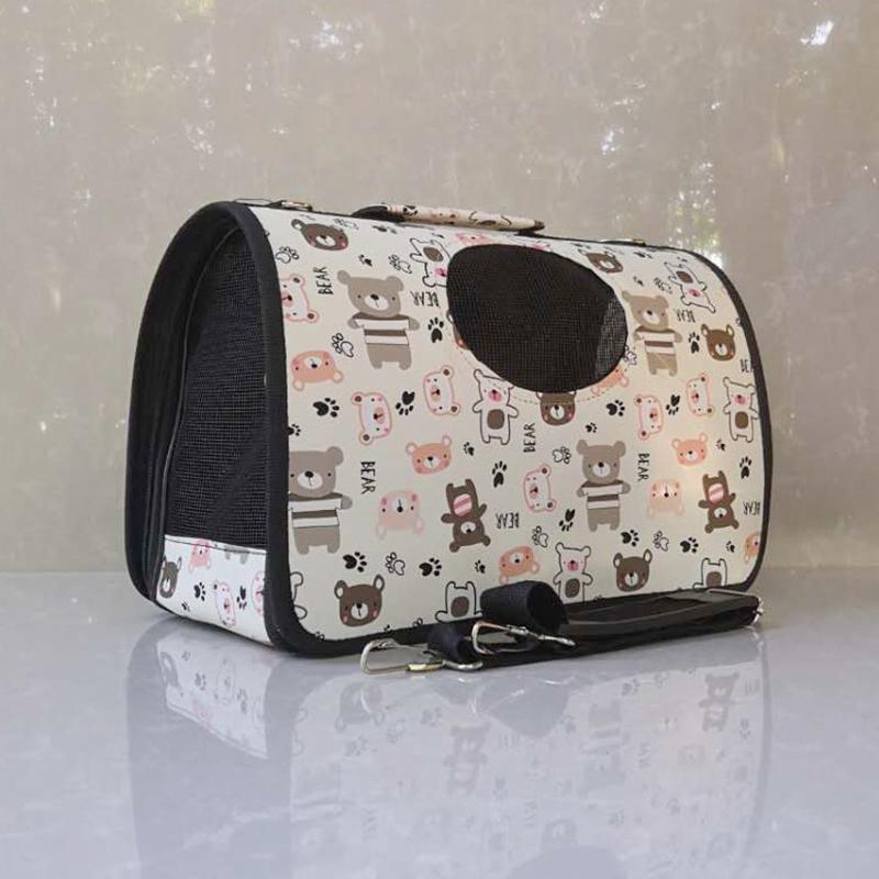 Pet Grooming Carrier Cat Dog Comfortable Transport Bag With Double Sided Breathable Walking And Traveling Outdoor Carrier Tote