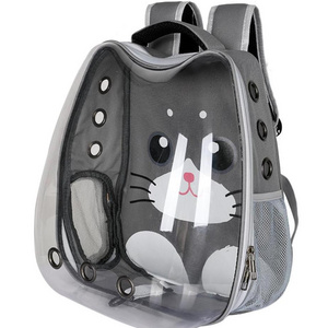 Factory Printed Bubble Cat Carrier Backpack Space Capsule Pet Carrier  Bag Transparent Extra Large For Pets Cute