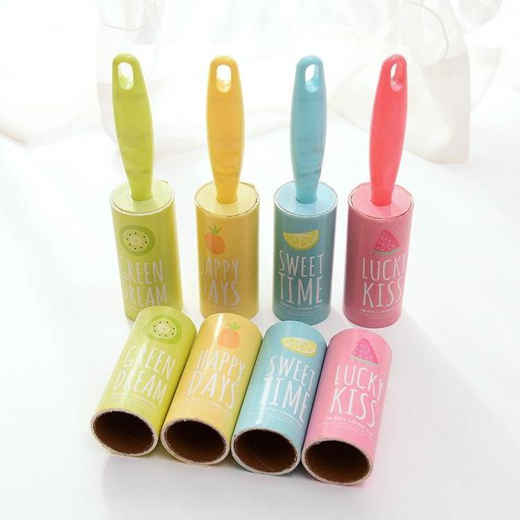 30 sheets sticky portable travel lint roller dust and fur cleaning dot cat hair lint roller refill