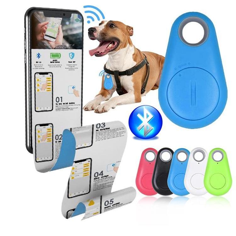 Pet Smart Tracker Mini Anti-Lost Waterproof Blueteeth Locator Tracer For Pet Dog Cat Kids Car Wallet Key Collar Accessories