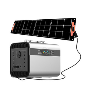 Portable Power Station Voyager 110V/1000W Solar Generator Lithium Battery With 2 x AC Outlets 3 x QC3.0 USB And PD60W Port