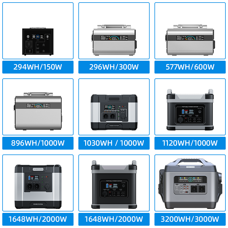 Portable Power Station Voyager 110V/1000W Solar Generator Lithium Battery With 2 x AC Outlets 3 x QC3.0 USB And PD60W Port