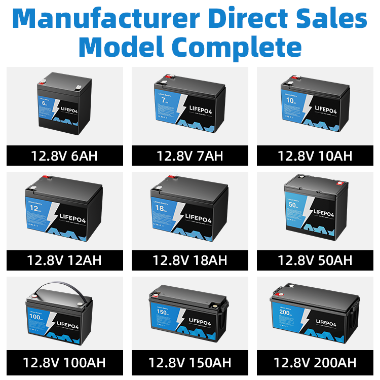 Lifepo4 Battery Rv Golf Cart Home Energy Storage System 12V 24V 36V 48V Batteries Solar Lifepo4 Lithium Battery Cell Pack