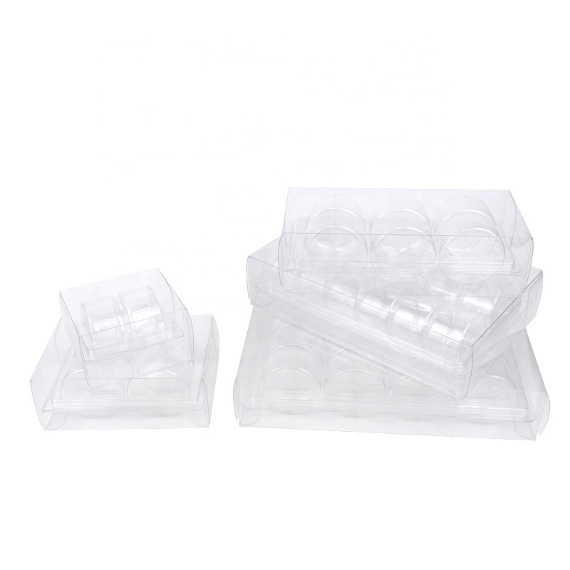 2 4 6 12 24 Macaron Clear Plastic Packaging Box Macaroons Inserts Blisters Tray With Transparent Boxes