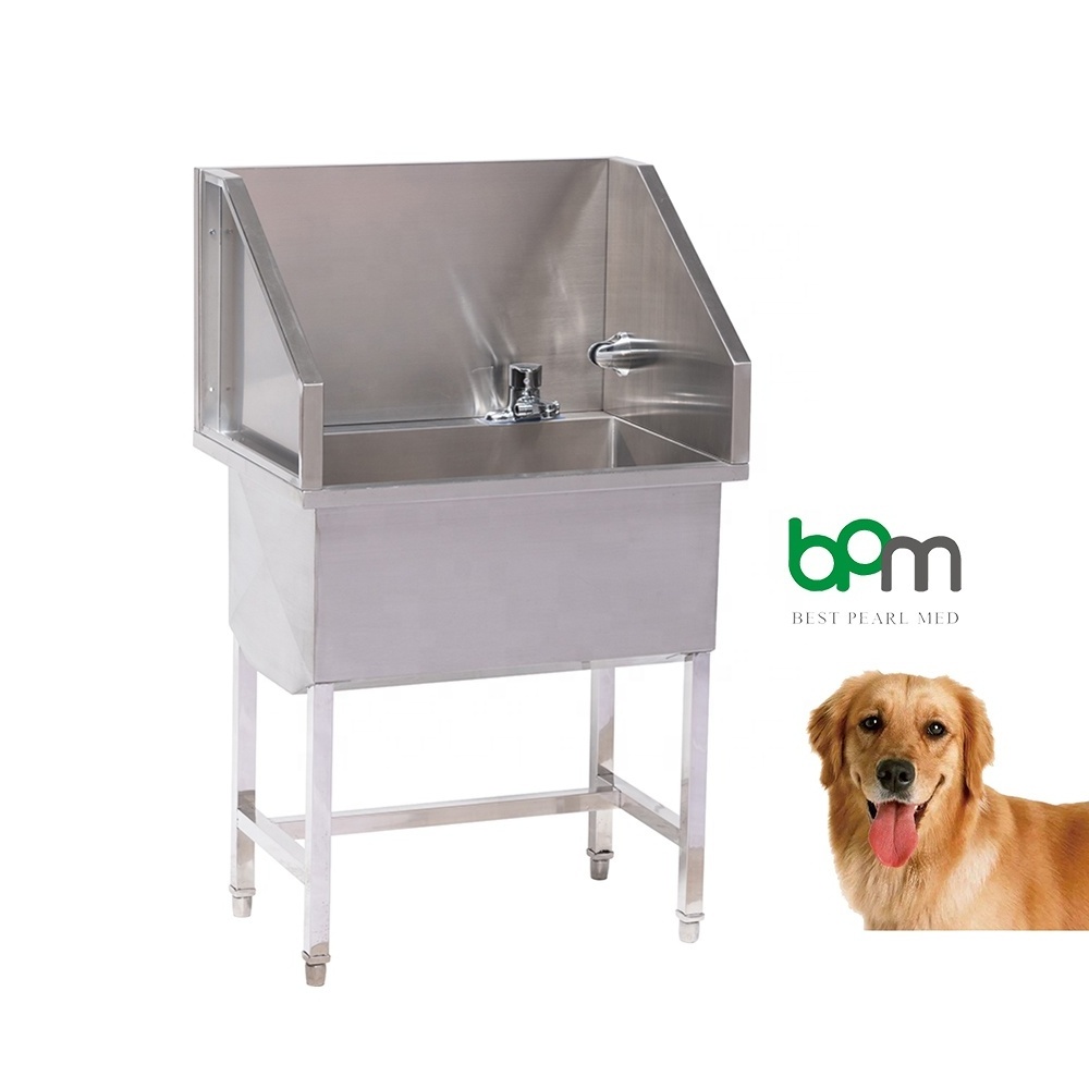 BPM-BB2V Veterinary Clinic Grooming Dog Spa High Quality Stainless Steel Pet Bath Tub