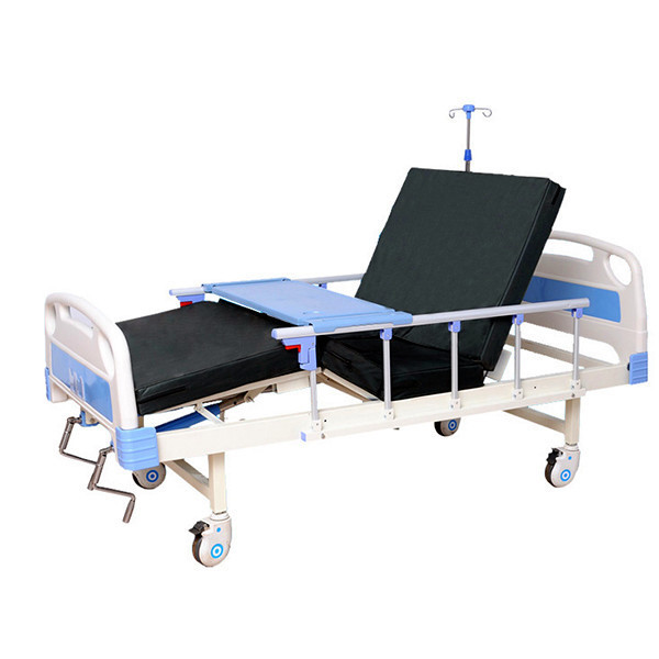 Factory Wholesale hospital bed ABS Two crank icu hospital bed medical beds for home care