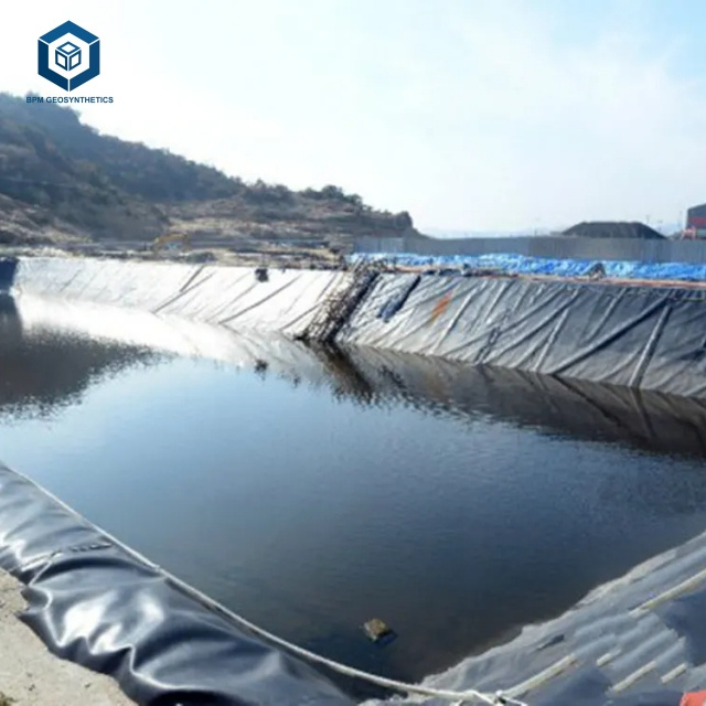 HDPE Plastic Smooth Black Geomembrane Shrimp Pond for Fish Shrimp Farming in South America