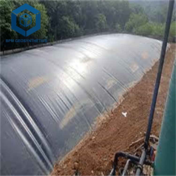 Portable Sealant High Density HDPE Geomembrane Pond Liner for Biogas Digester Project in Ecuador