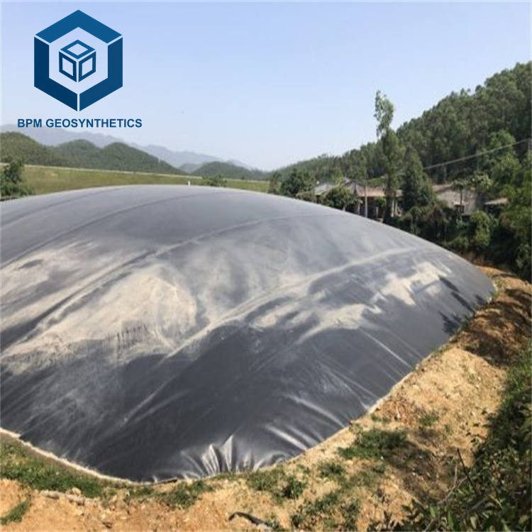 Portable Sealant High Density HDPE Geomembrane Pond Liner for Biogas Digester Project in Ecuador