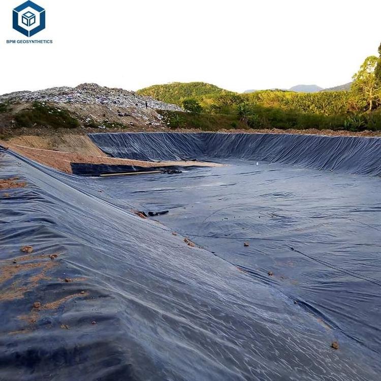 High Density Polyethylene Waterproof Flexible Pond Liner Geomembrane for Mining Projects in Ecuador