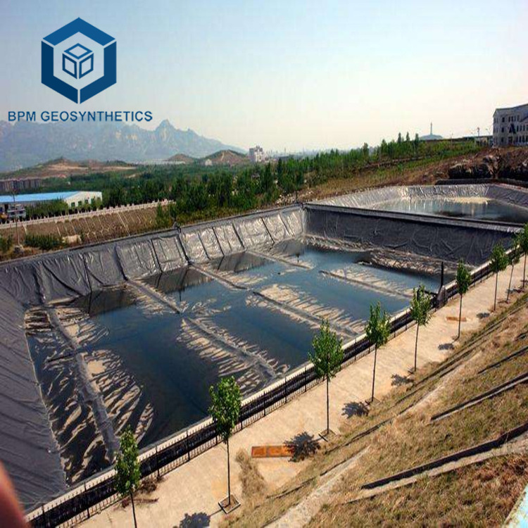 High Density Pond Liner 30 mil Hdpe Liner Polypropylene Geomembrane Hdpe Waterproofing Membrane for Shrimp Pond Liner