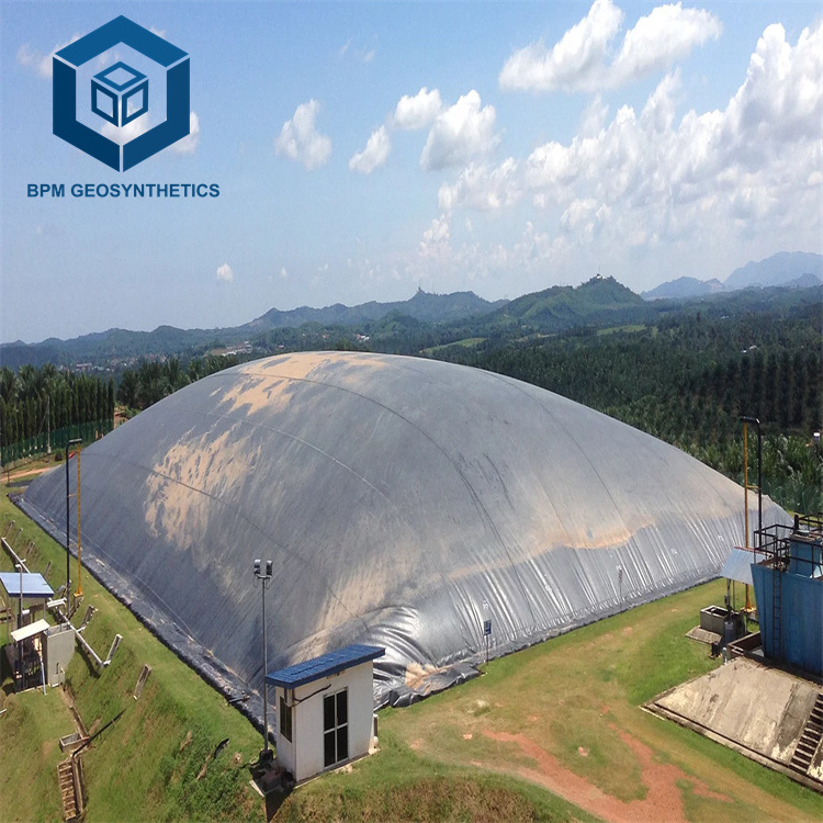 Portable Sealant High Density HDPE Geomembrane Pond Liner for Biogas Digester Project in Ecuador