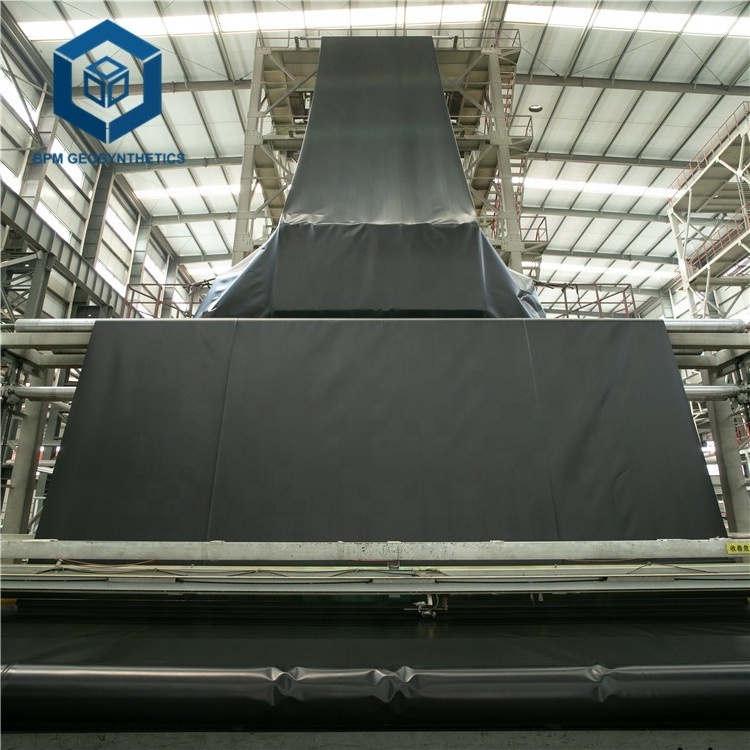 ASTM GM13 Standard 0.2mm-3mm HDPE LDPE LLDPE PVC EPDM Waterproof Farm Pool Pond Liner Geomembrane