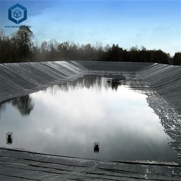 Earthwork Products Geomembrane Floating Shrimp Farms Water Tank Liners Aquaculture Pond Liners HDPE Smooth Geomembrane