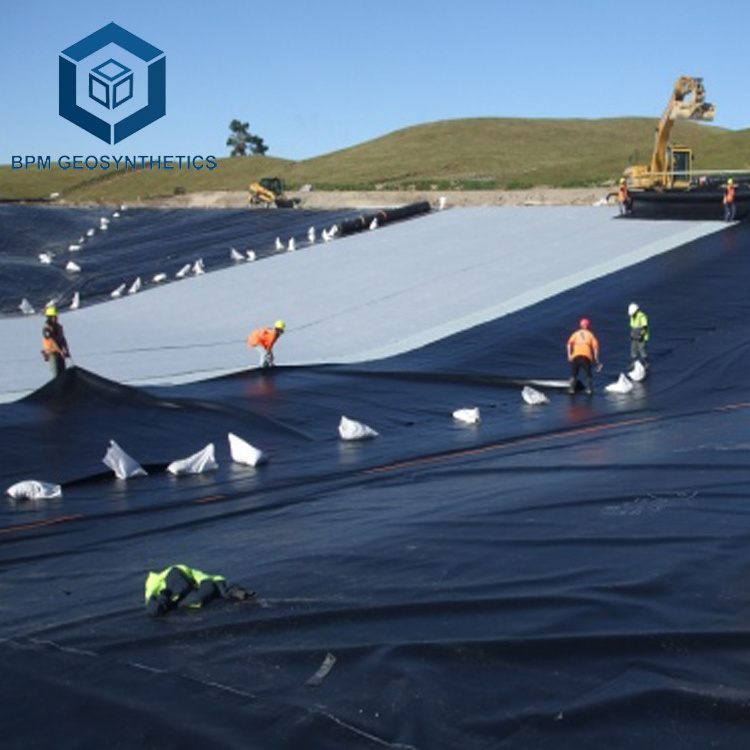 Polyethylene HDPE Geomembrane Plastic Sheet Effluent Pond for Mining Project