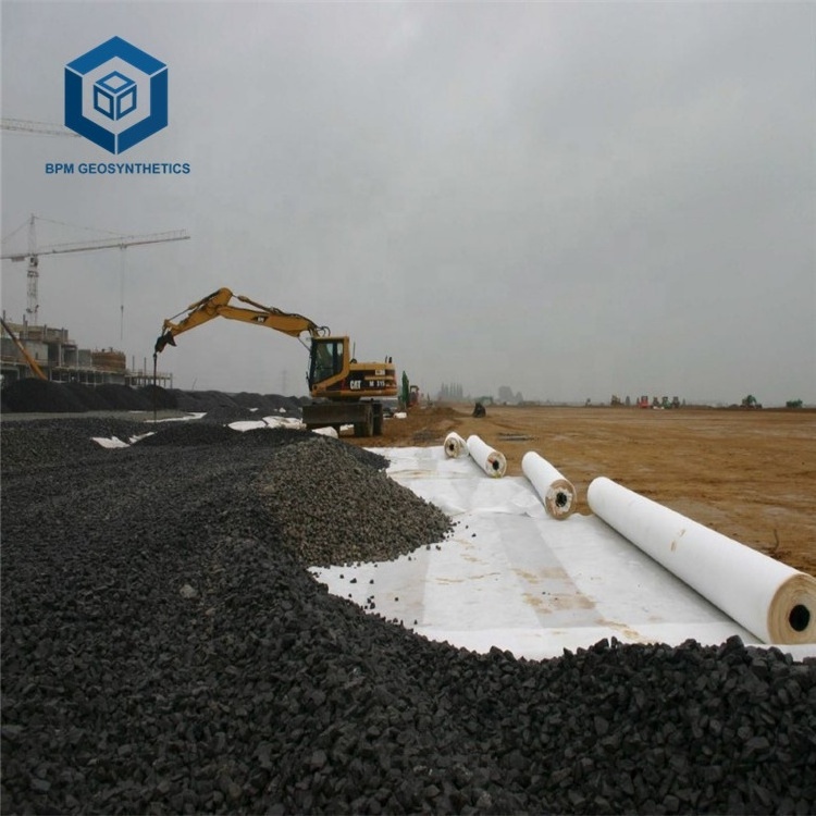 High Strength Non Woven Polypropylene Geotextile Underlayment Filter Cloth Fabric Nonwoven Needle Punched Geotextile