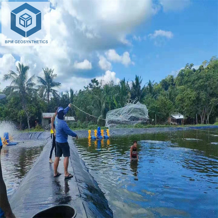 Root Barrier Material Polyethylene Waterproof Pond Rubber Liner for Fish Shrimp Pond in Malaysia