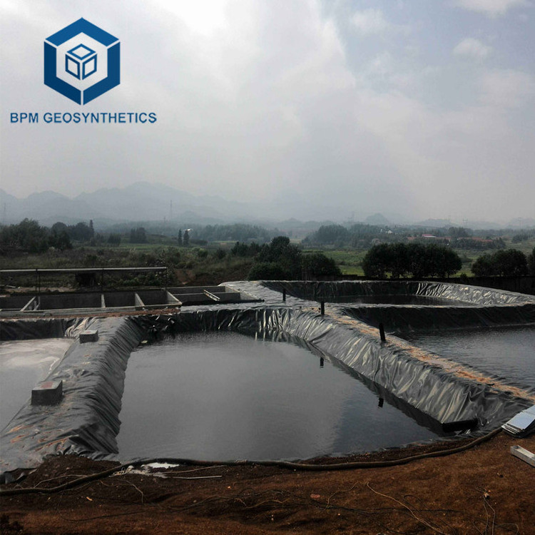 1.5mm 2mm HDPE EVA EPDM PVC Waterproof Geomembrane Plastic Pond Liner for Fish Pond Landfill Dam Mining Lagoon