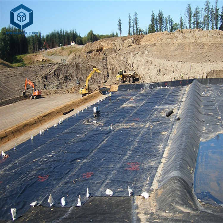 Polyethylene HDPE Geomembrane Plastic Sheet Effluent Pond for Mining Project