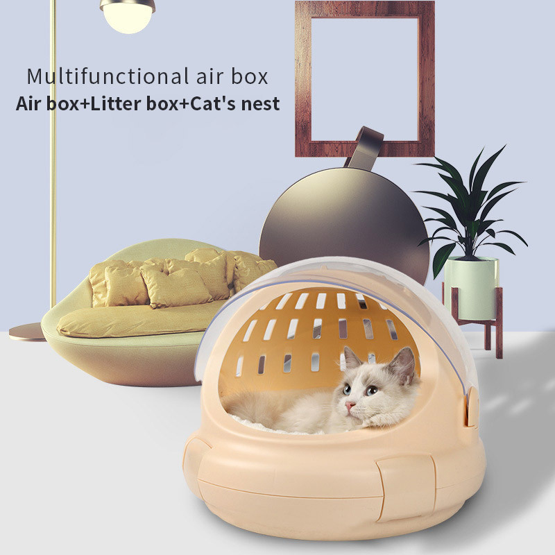 BPS Cat Carrier Spacecraft with Transparent Space Pet Outdoor Cage Cat Carrying Cat Box