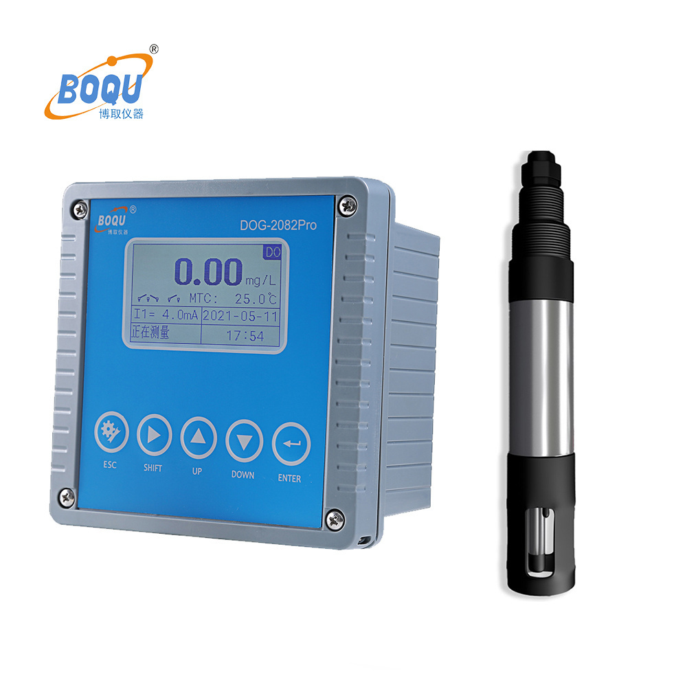 Boqu Dog-2082Pro with Wider Power and 4-20mA Output RS485 Modbus for Measuring Water Application Dissolved Oxygen Analysis