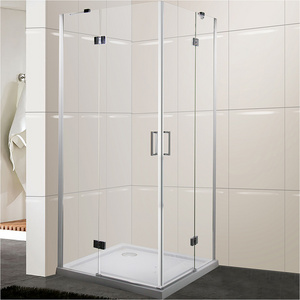 double door shower enclosure 2 sided glass frameless shower door kits glass hinged shower door