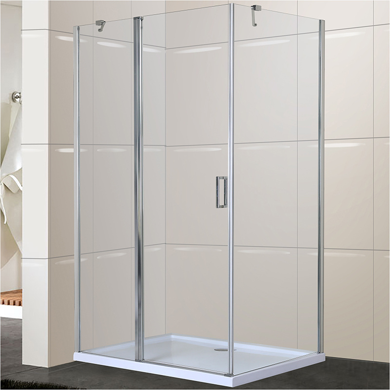 tempered glass frameless shower door hinges swing bathroom shower door corner offset 90 degrees shower door