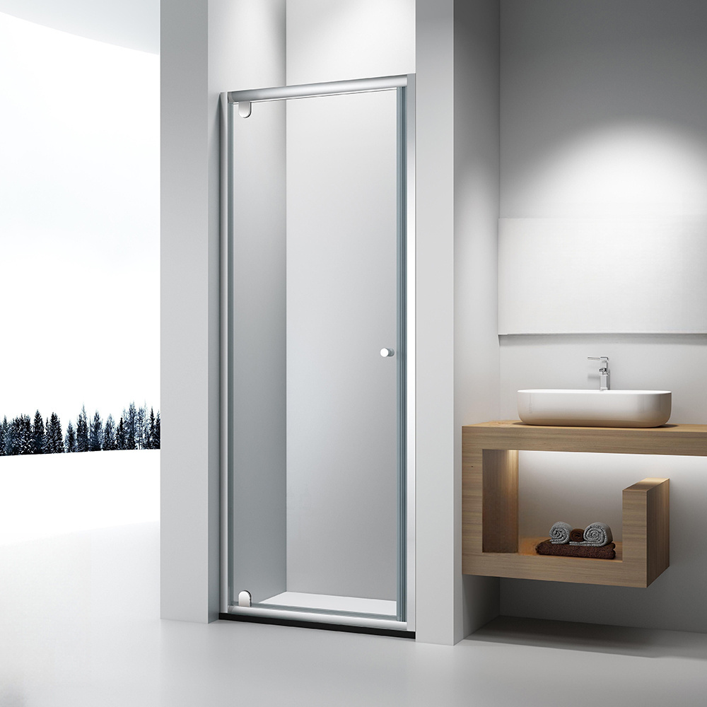 small size shower door between two walls one way swing hinges shower door hinged shower glass door