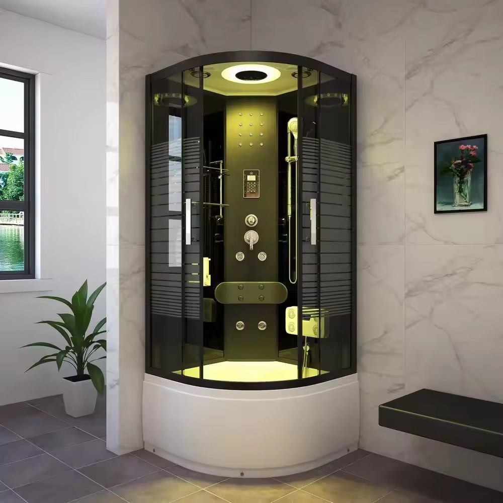 prefab bathroom unit with bathtub bathtub shower combo in one room massage bathtub shower room steam shower cabin