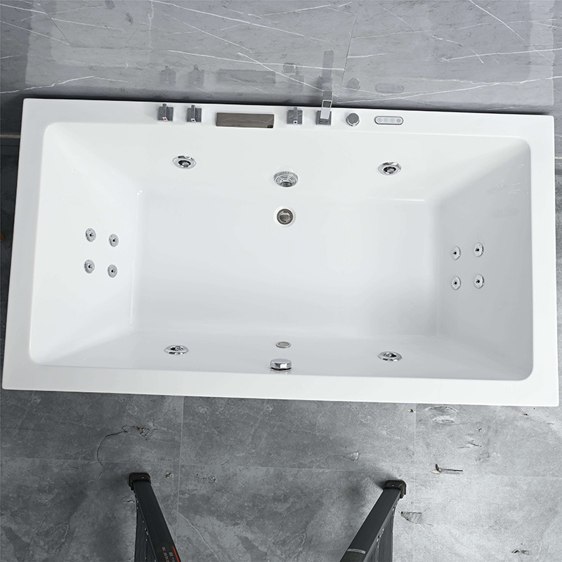 hydro massage bathtub modern acrylic jakuzzi indoor bathtub with massage freestanding whirlpool bathtubs