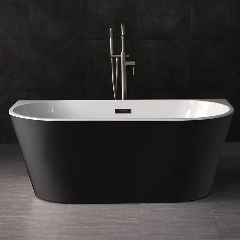 zhejiang manufacturer black color bath bathtub fiberglass cheap acrylic free bathtub composite new design sitting bathtub