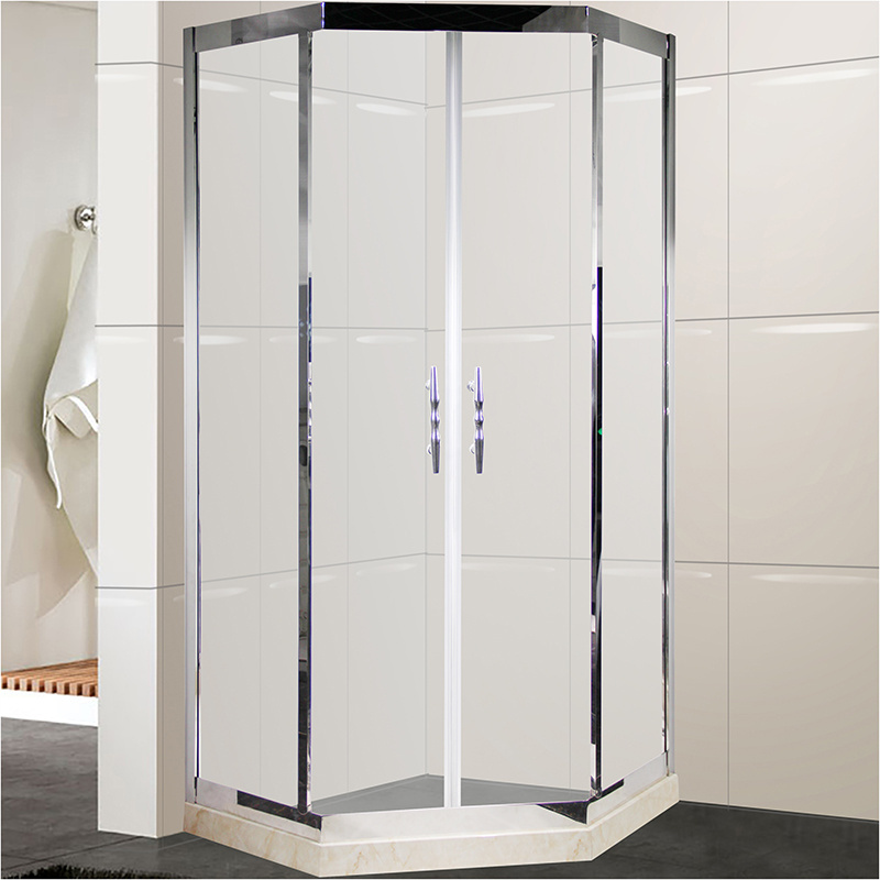 stand up inside moving shower door kit bathroom glass sliding shower cubical door glass free standing shower door