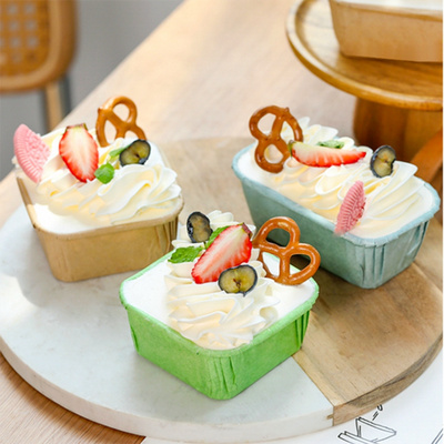 Disposable Paper Square Liner Cup Cake Baking Cup Autumn Muffin Cupcake Liners