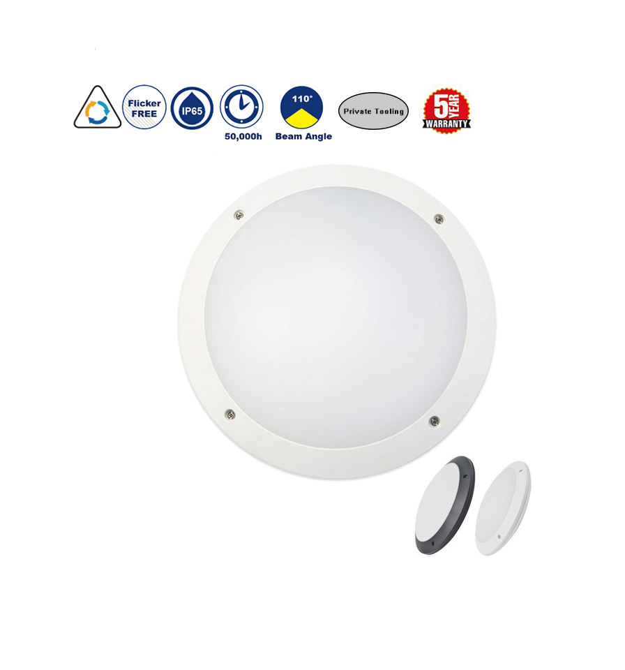 Hot sale ip65 motion light sensor anti-theft emergency bulkhead  led ceiling light with microwave sensor for balcony