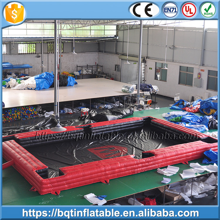 Hot selling games play inflatable football snooker inflatable pool table pitch snooker