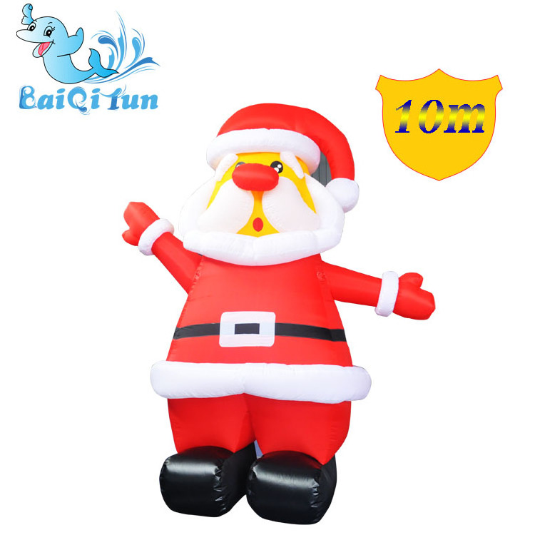 10m Giant Outdoor Inflatable Santa Claus, Inflatable Christmas Santa